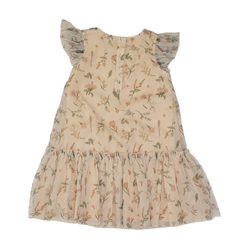 Beige Floral Dress - Image 2