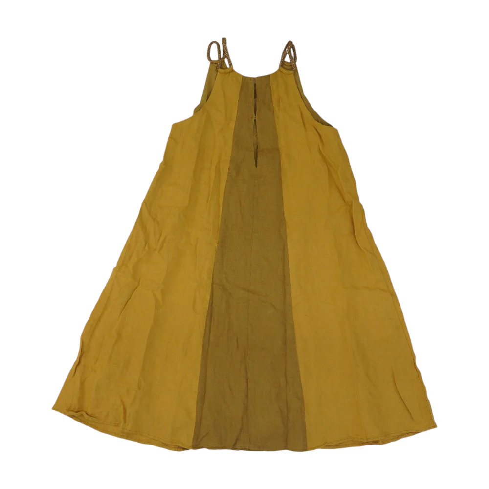 Gold Color Block Dress - Image 2