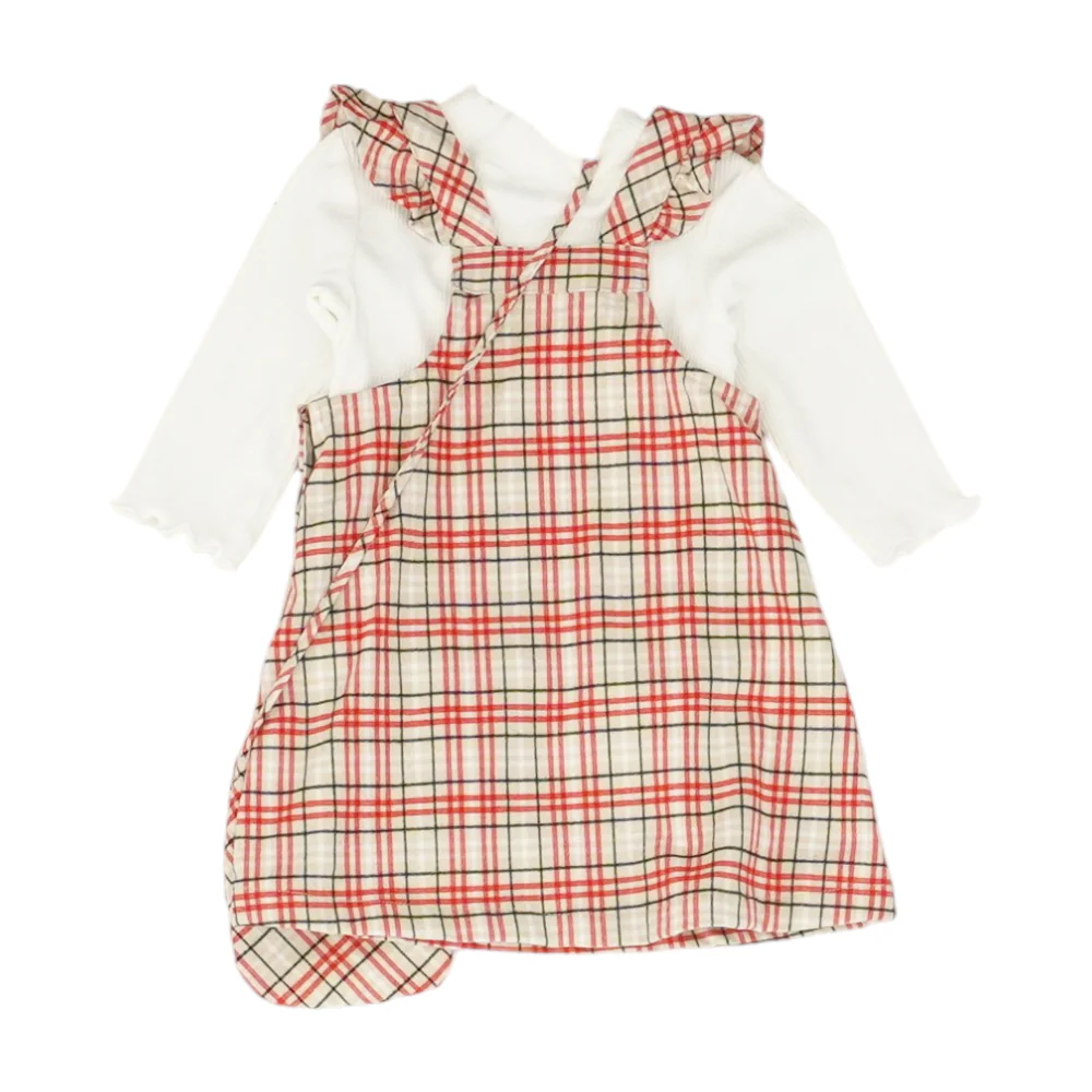 Multi Plaid Dress - Image 2