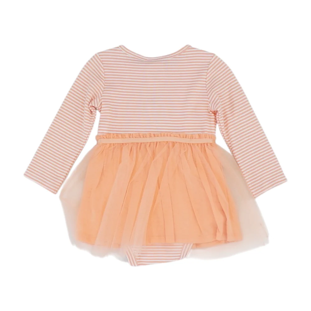 Orange Striped Dress - Image 2