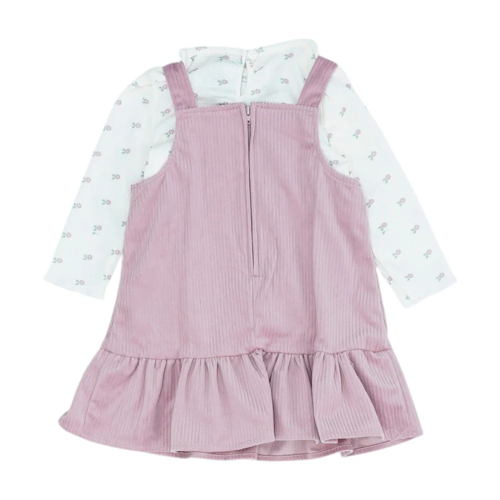 Mauve Floral Dress - Image 2