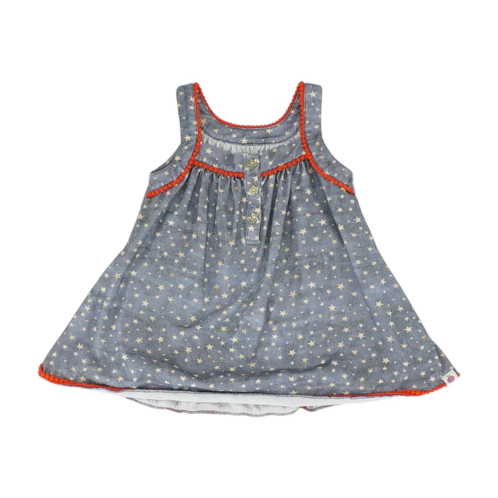 Blue Print Dress