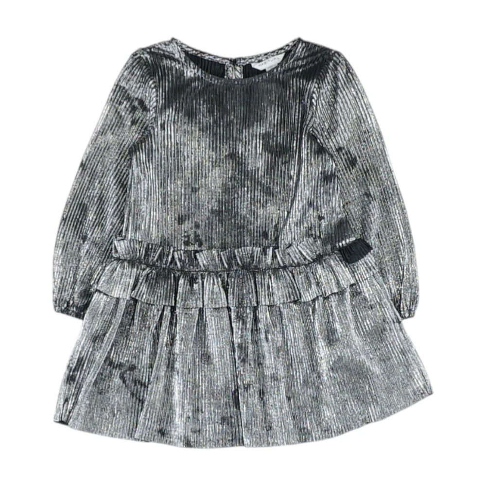 Silver Striped Dress