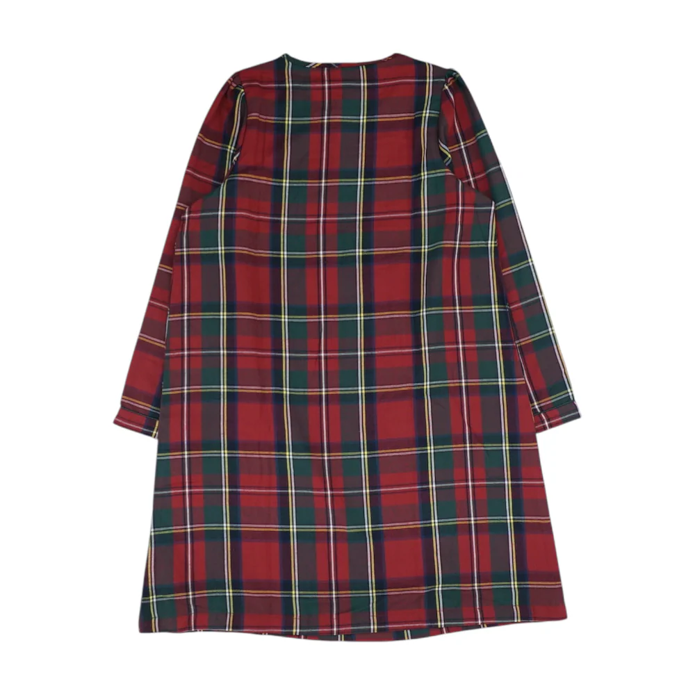 Red Plaid Dress - Image 2