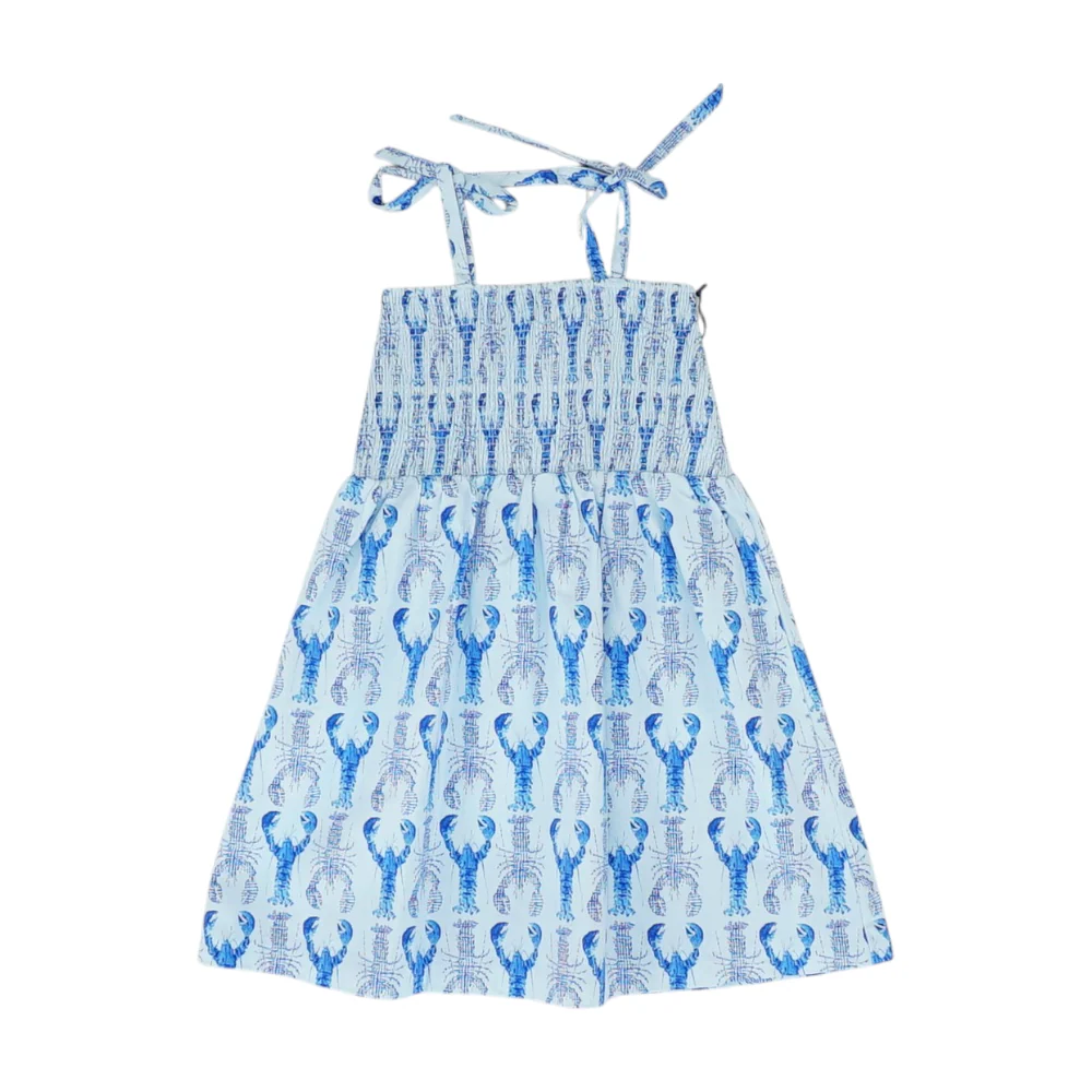 Blue Print Dress