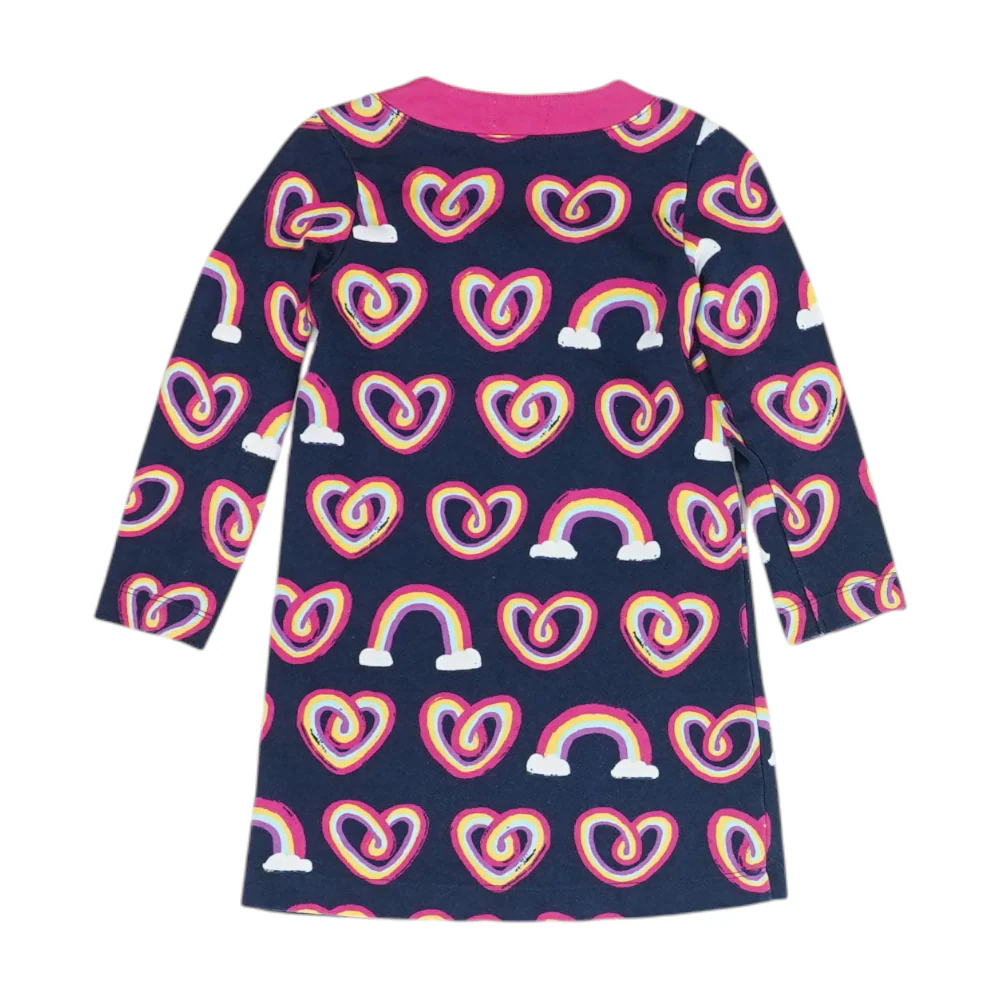 Navy Print Dress - Image 2