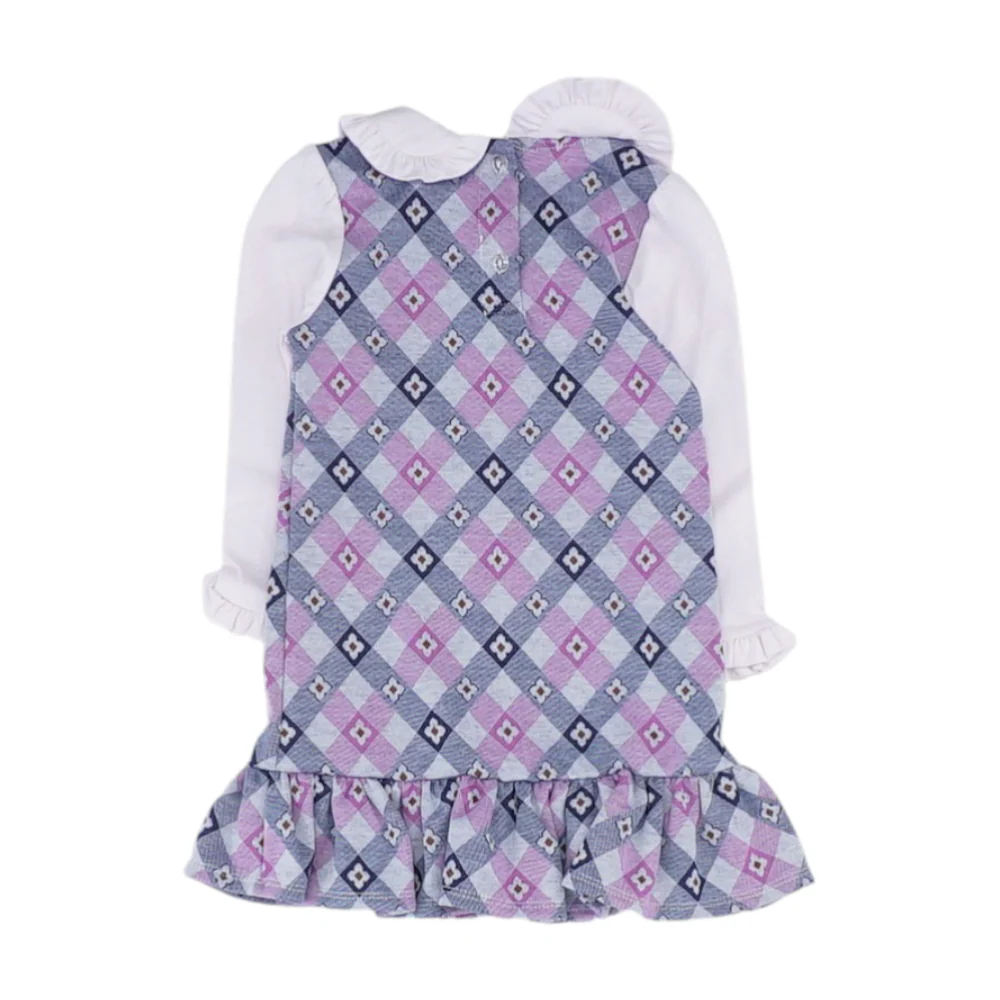 Pink Check Dress - Image 2