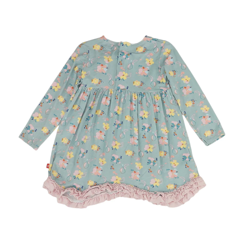 Blue Floral Dress - Image 2