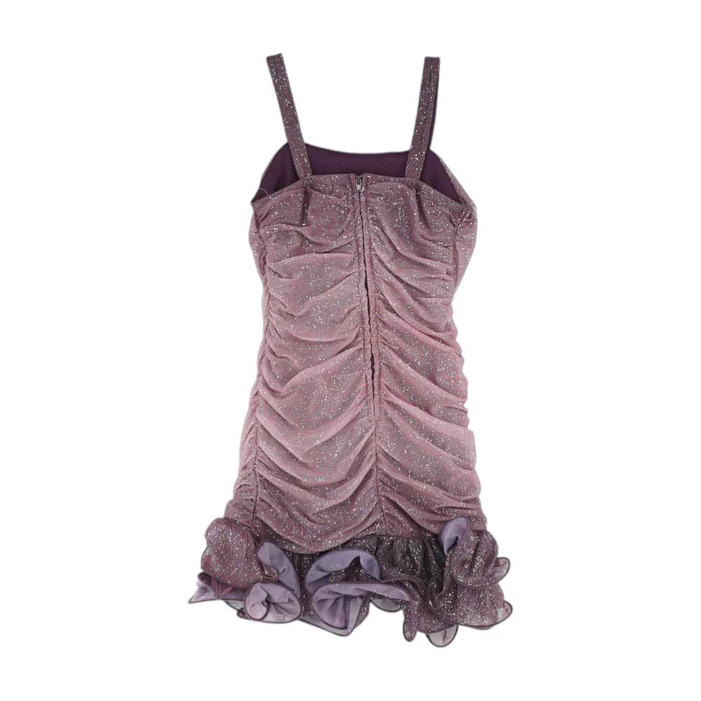 Mauve Color Block Formal Dress - Image 2
