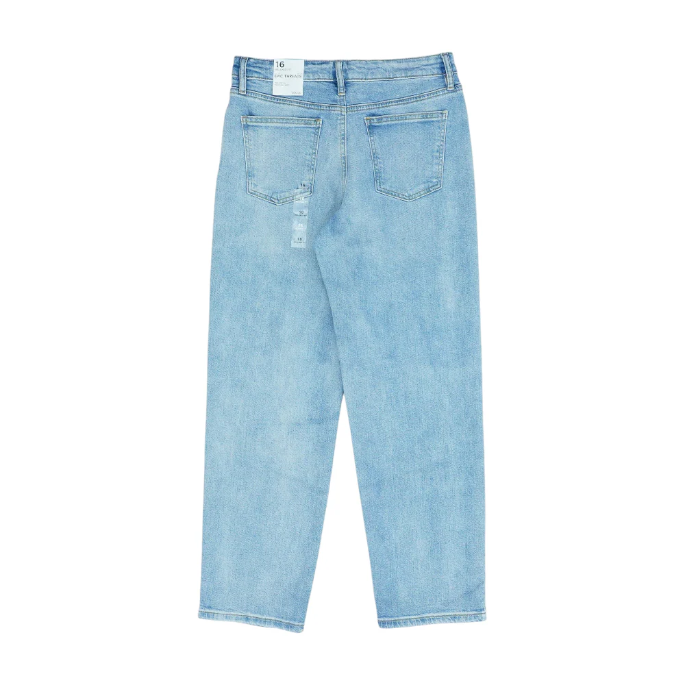 Blue Solid Jeans - Image 2