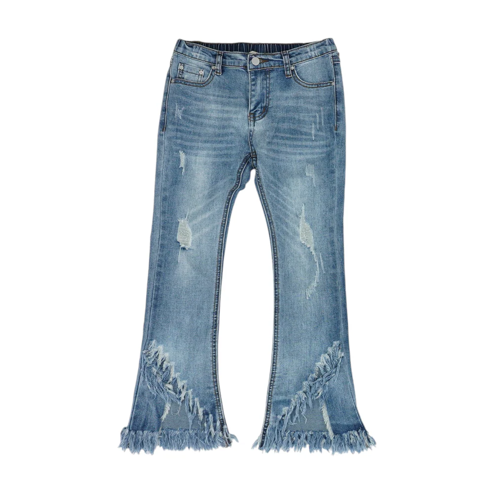 Blue Solid Jeans
