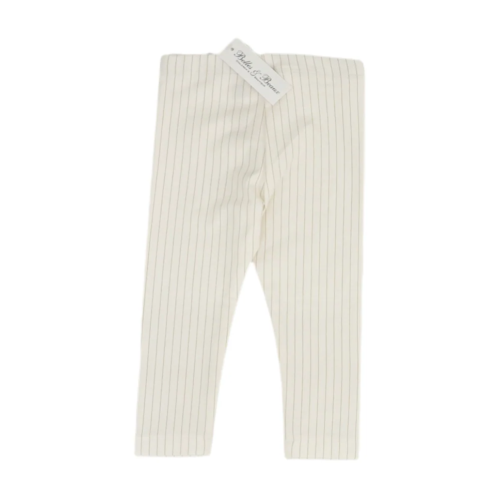 White Striped Fashion Legging - Image 2