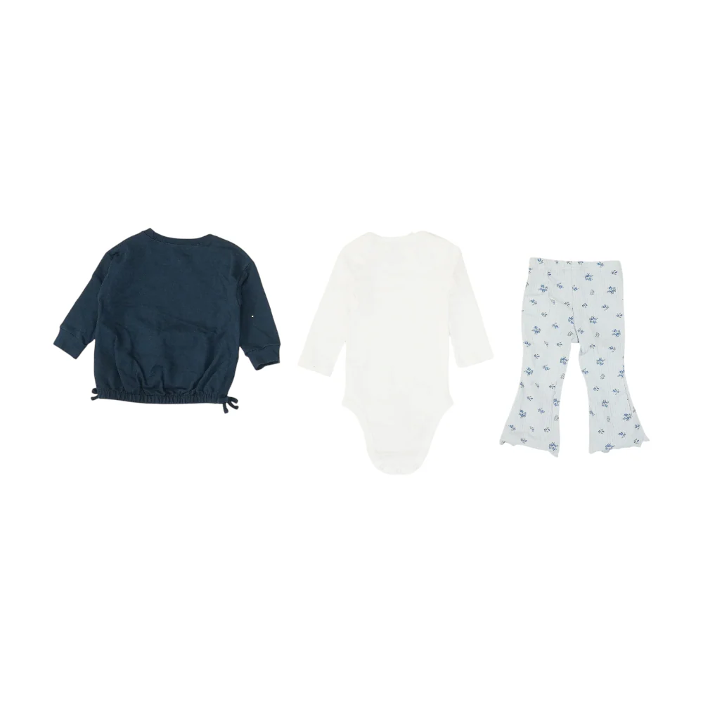 Navy Floral Long Sleeve Set - Image 2
