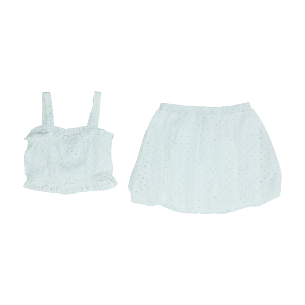 White Sleeveless Set - Image 2