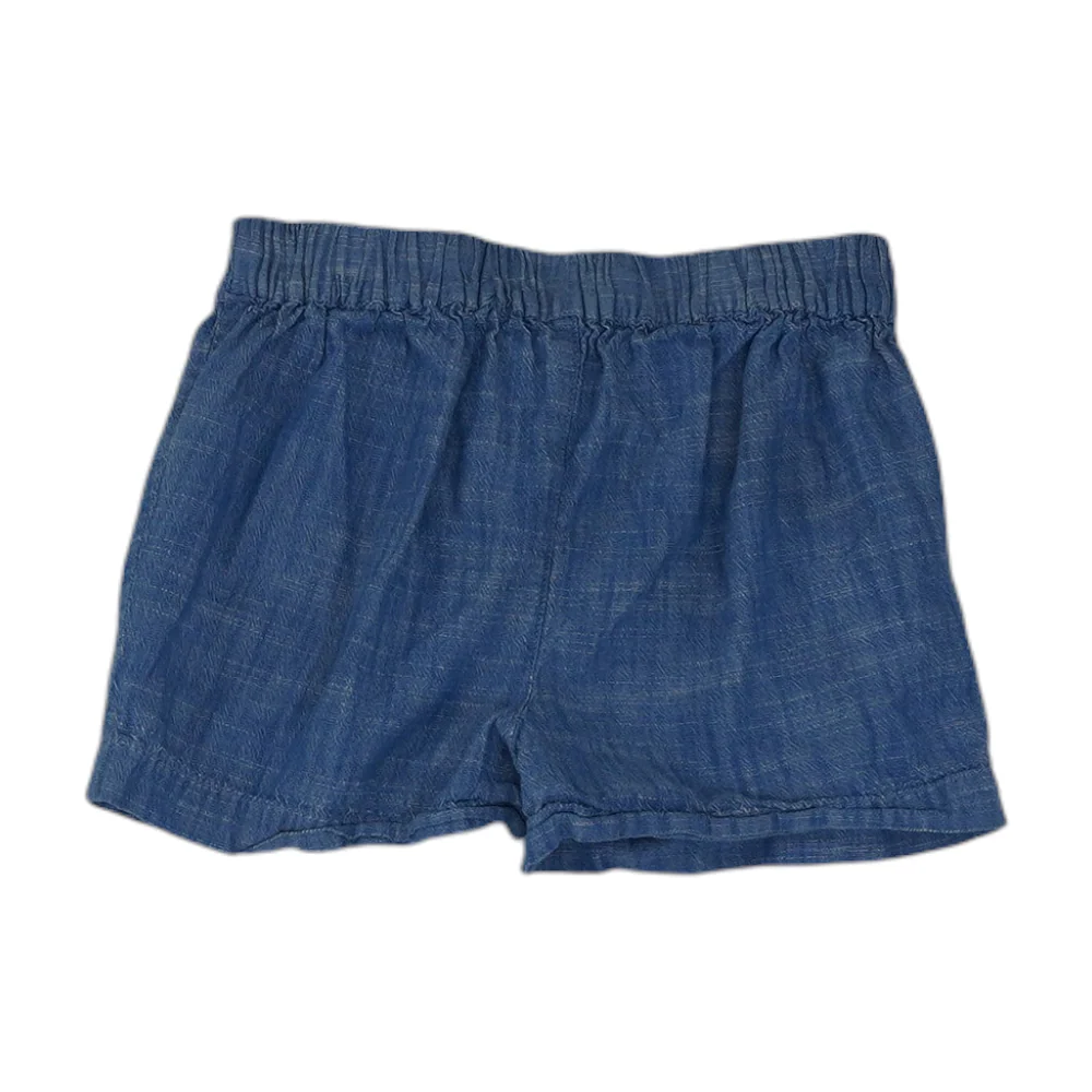 Blue Solid Chino Shorts - Image 2