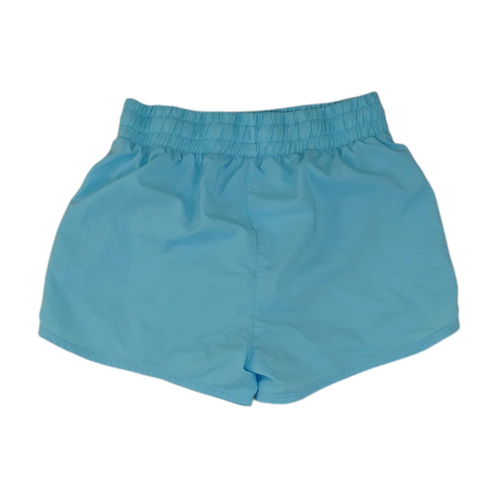 Blue Solid Active Shorts - Image 2