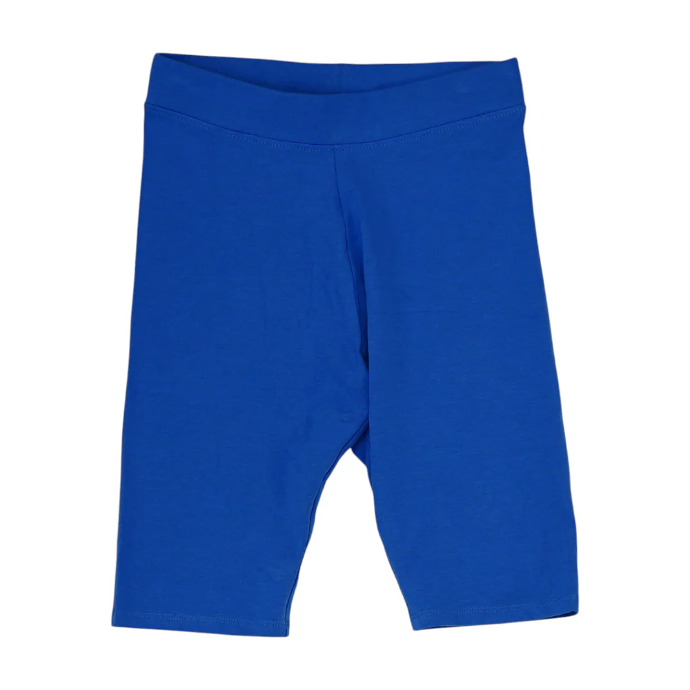 Blue Solid Active Shorts