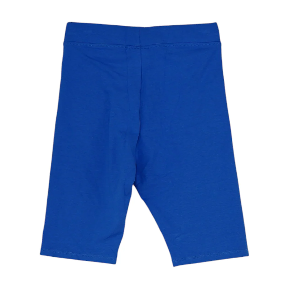 Blue Solid Active Shorts - Image 2