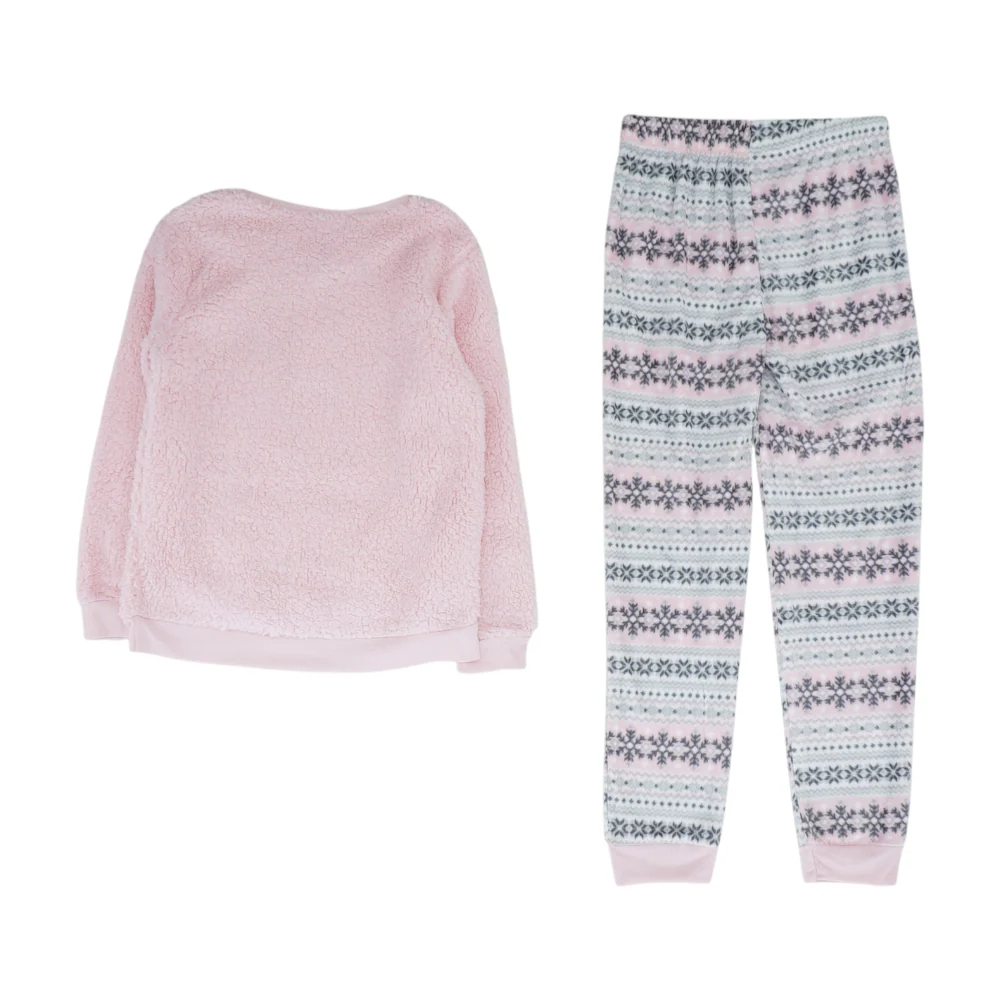 Pink Graphic Pajama Set - Image 2