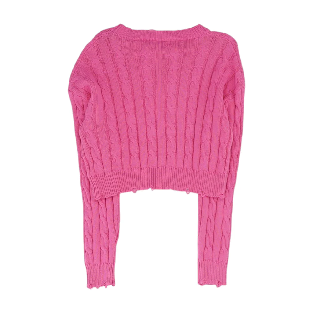 Pink Pullover Sweater - Image 2