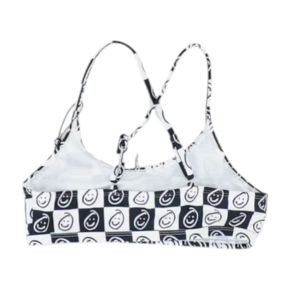 Black Check Swim Top - Image 2