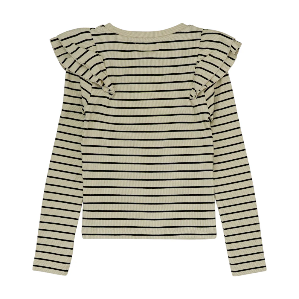 Beige Striped Blouse - Image 2