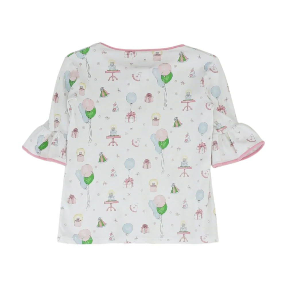White Print Blouse - Image 2