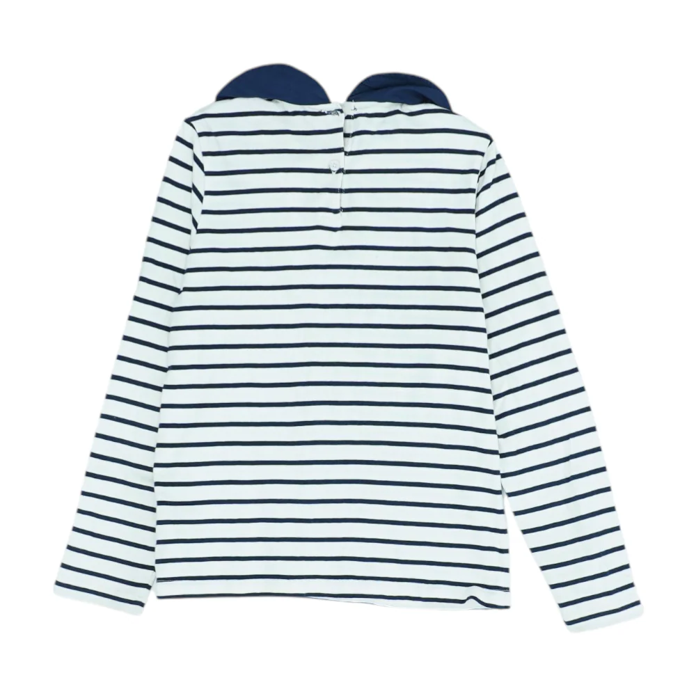 Navy Striped Blouse - Image 2