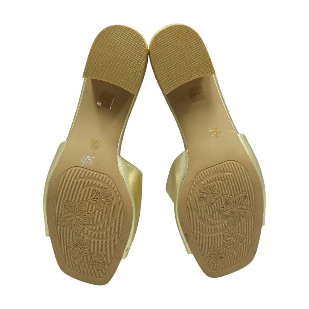Gold Block Heels - Image 3