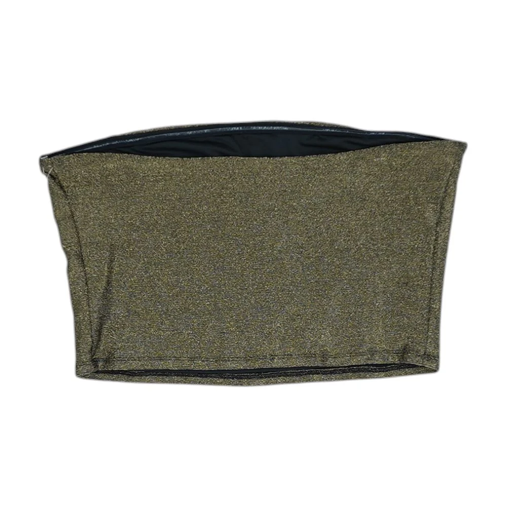 Gold Cropped Blouse - Image 2