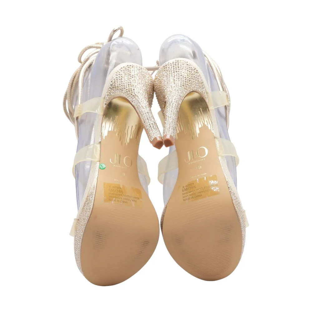 Gold Stiletto Heels - Image 3