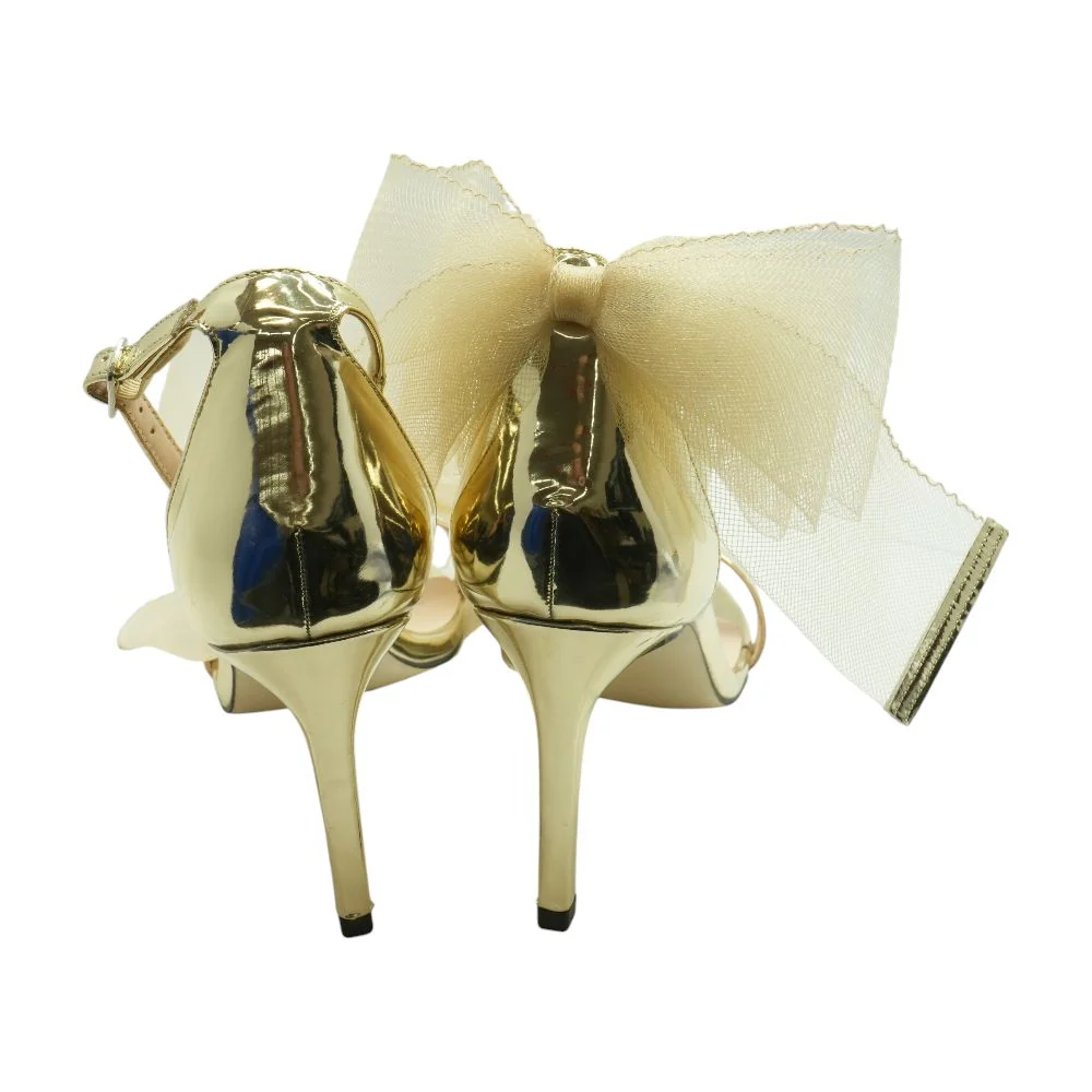 Gold Stiletto Heels - Image 2