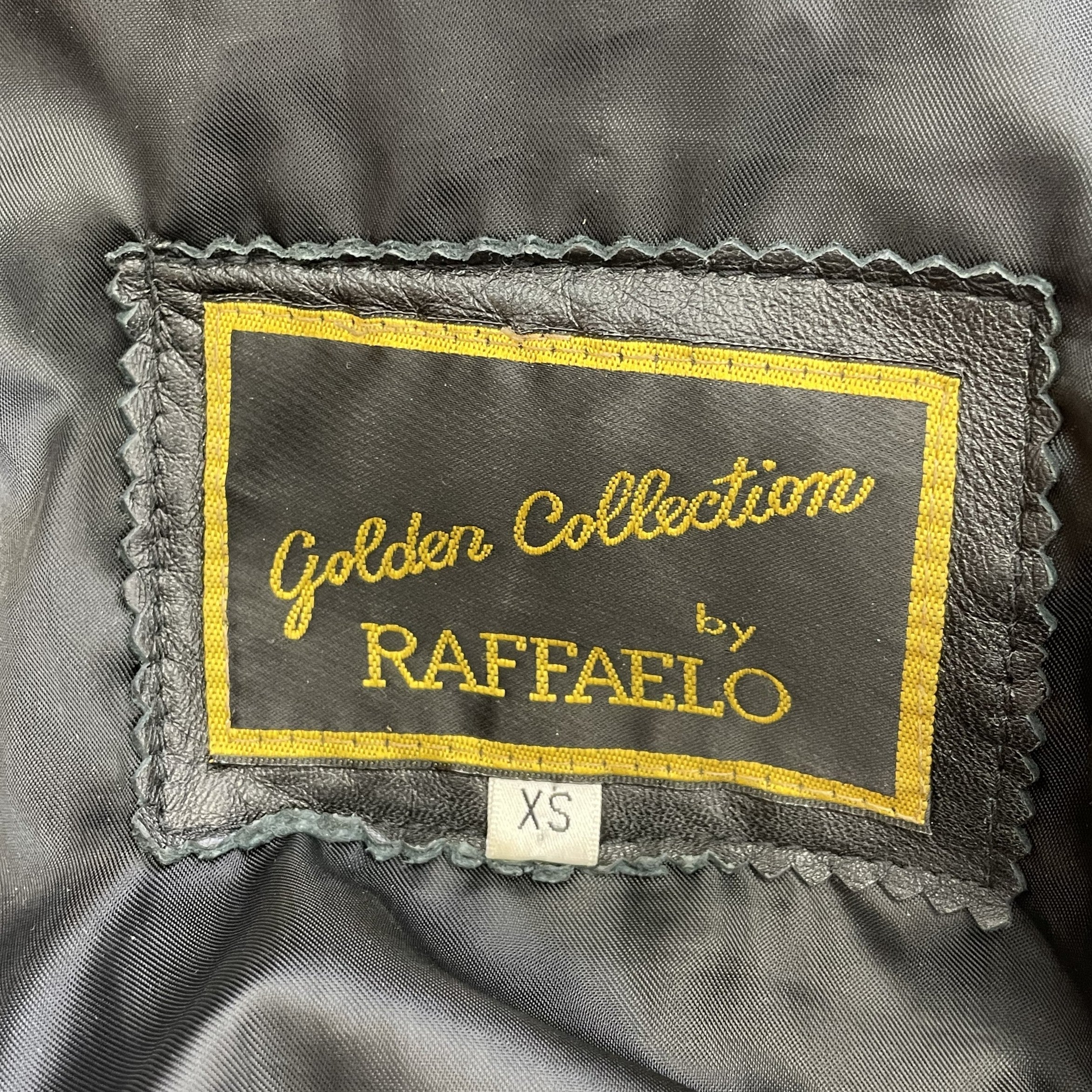 Black Solid Leather Jacket - Image 3