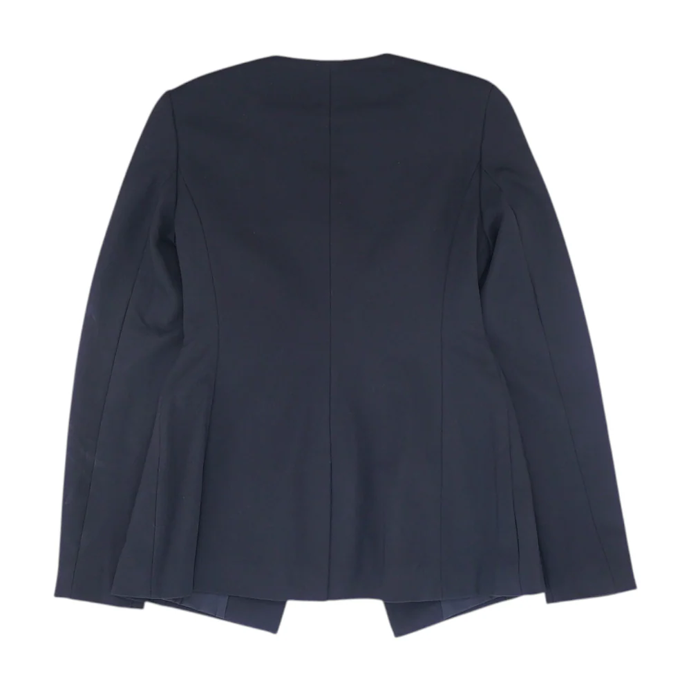 Black Solid Blazer - Image 2