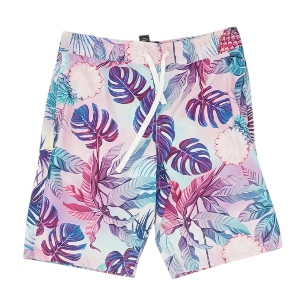 Pink Tropical Swim Bottom