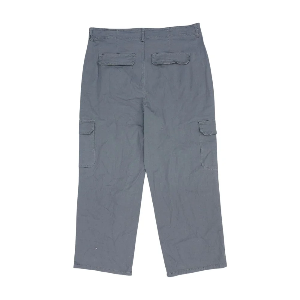 Gray Cargo Relaxed Pants - Image 2