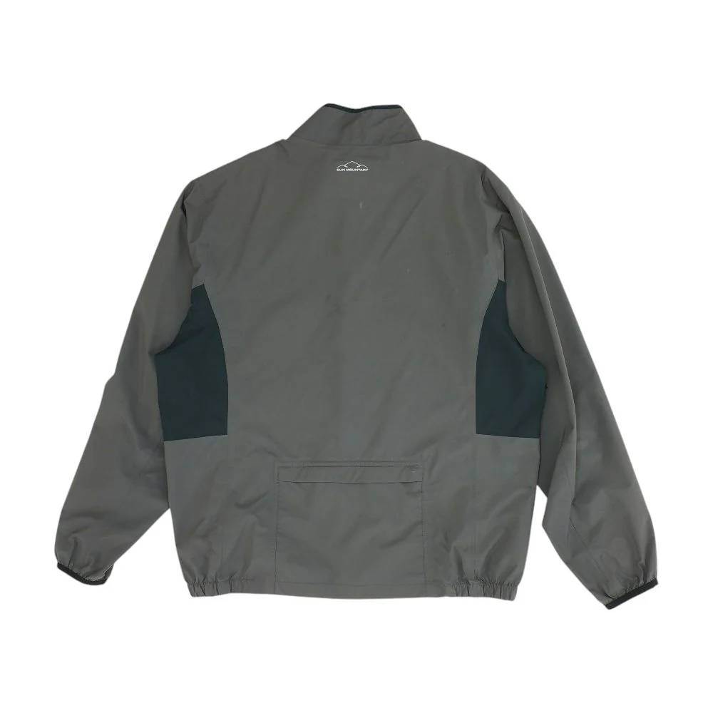 Gray Color Block Lightweight Jacket - Image 2