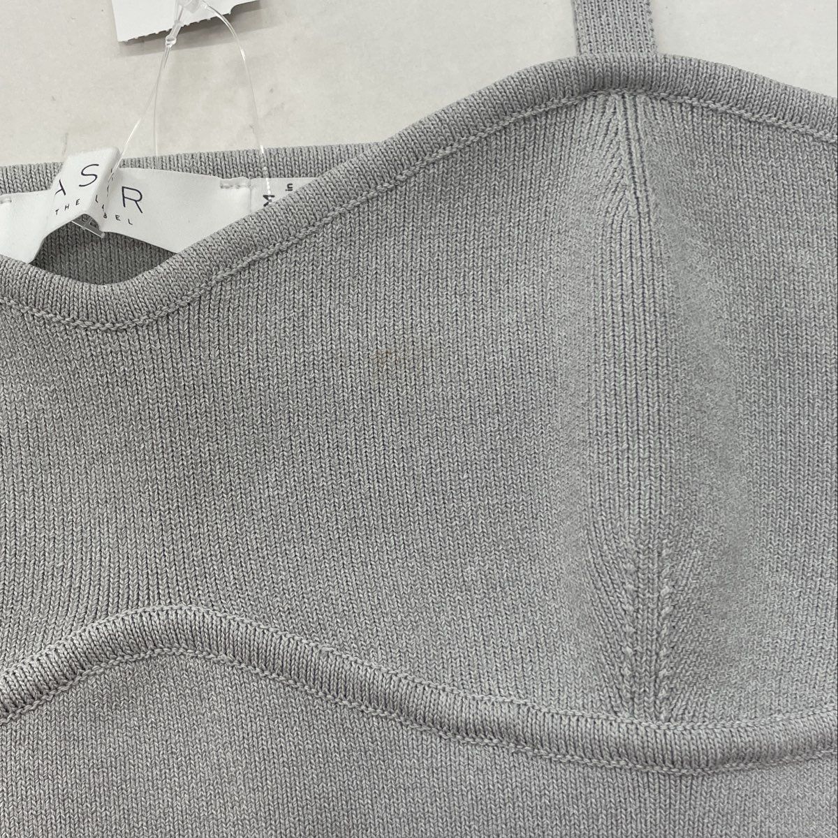 Gray Cropped Blouse - Image 3
