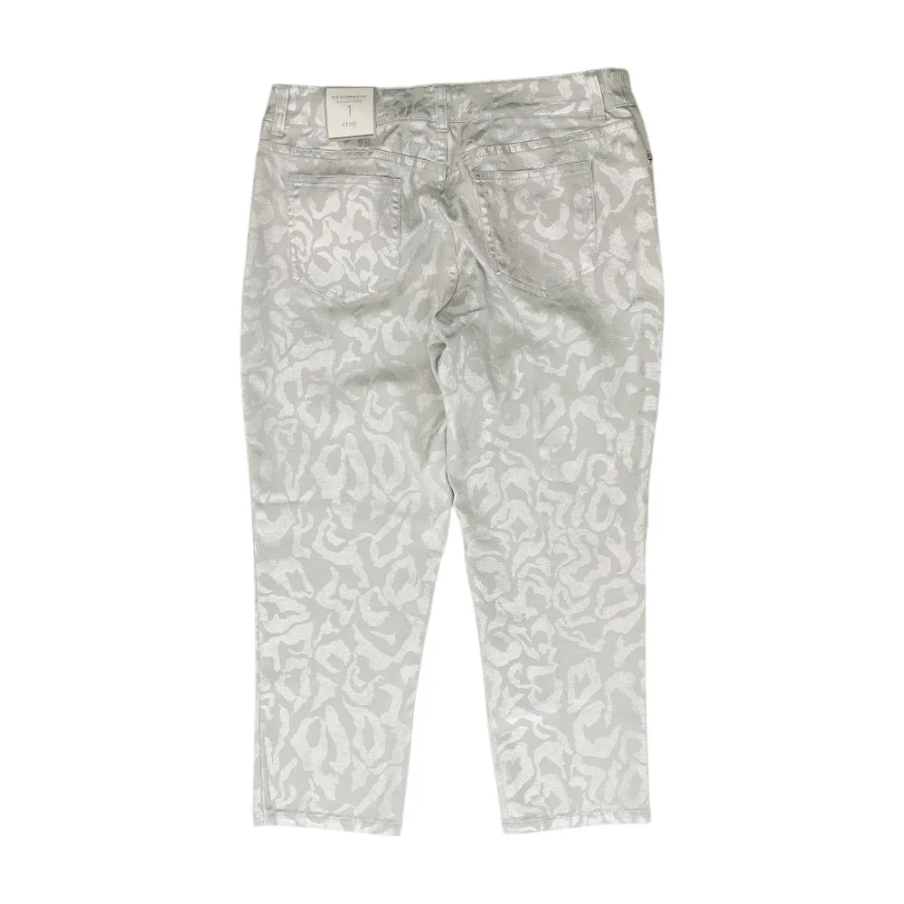 Gray Cropped Jeans - Image 2