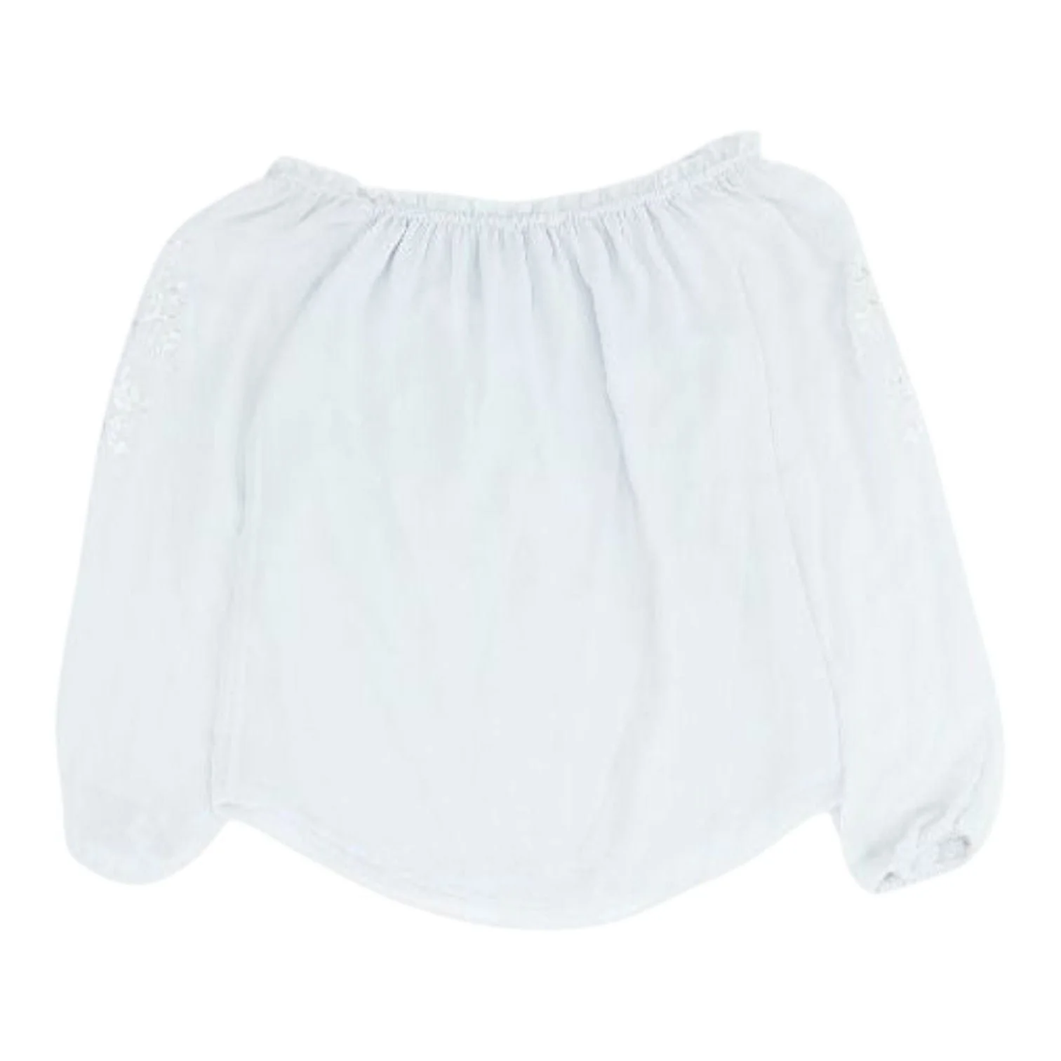 Gray Embroidery Detail Blouse - Image 2