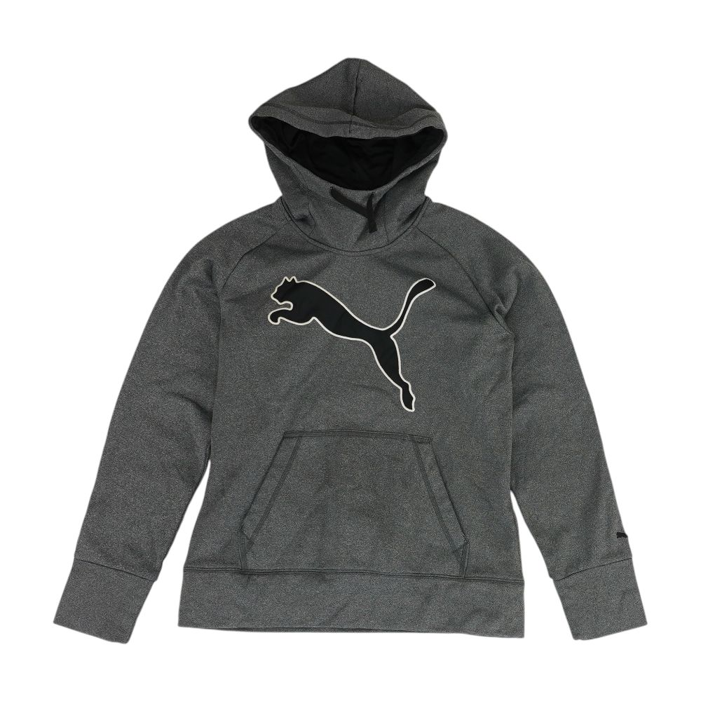 Gray Graphic Hoodie Pullover - Image 2