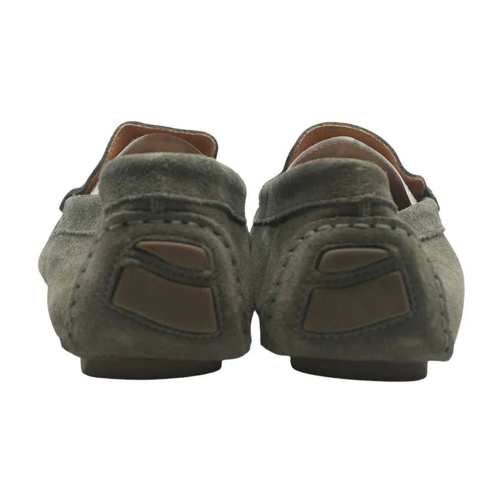 Gray Leather Loafer Dress Shoes - Image 2