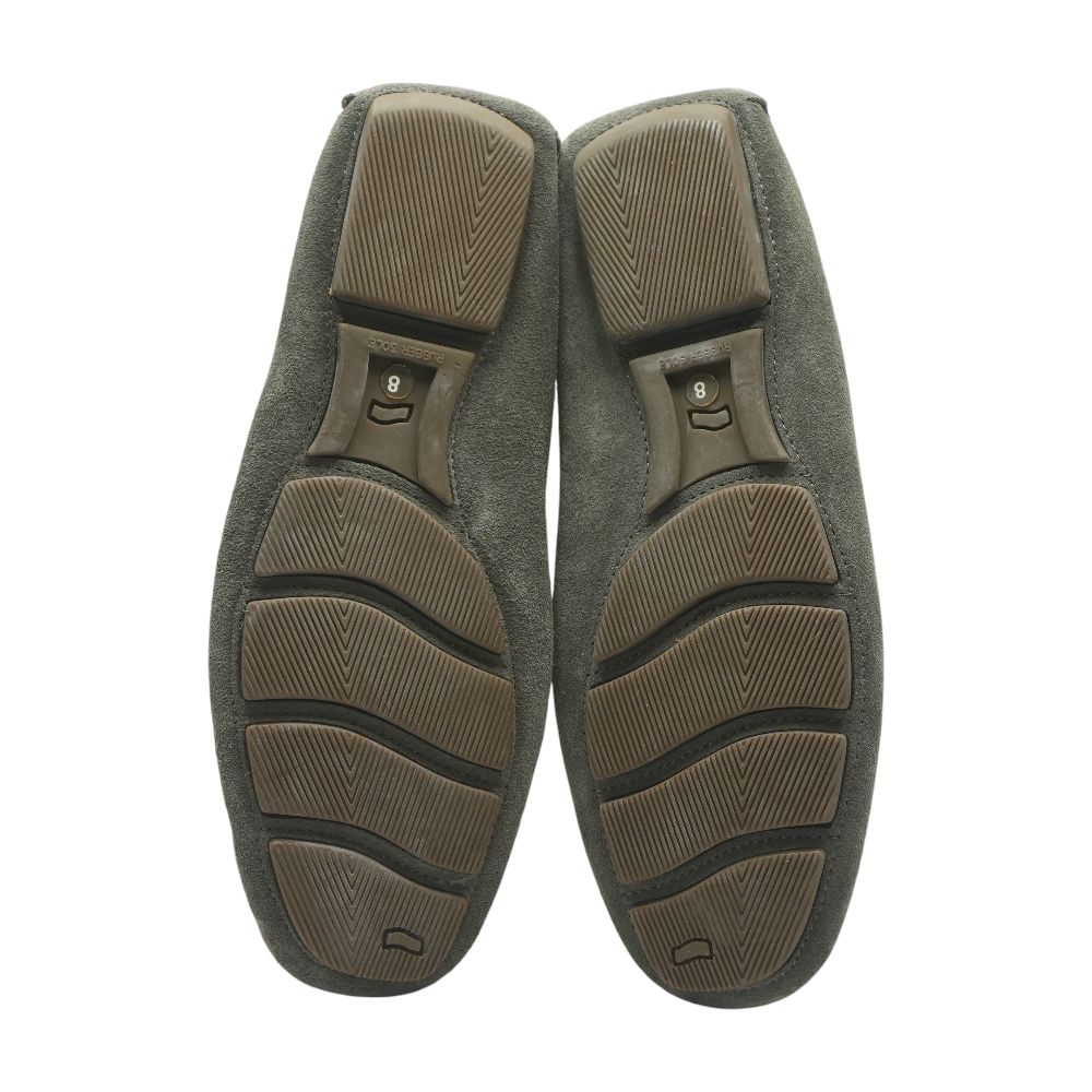 Gray Leather Loafer Dress Shoes - Image 3