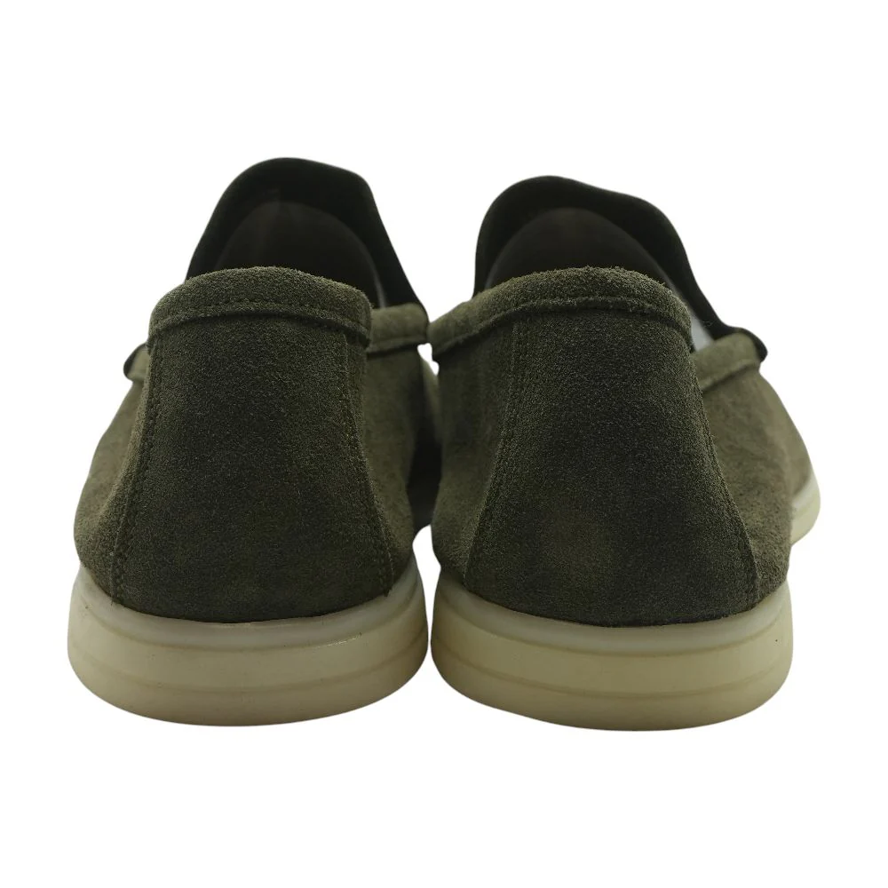 Gray Leather Loafer Dress Shoes - Image 2