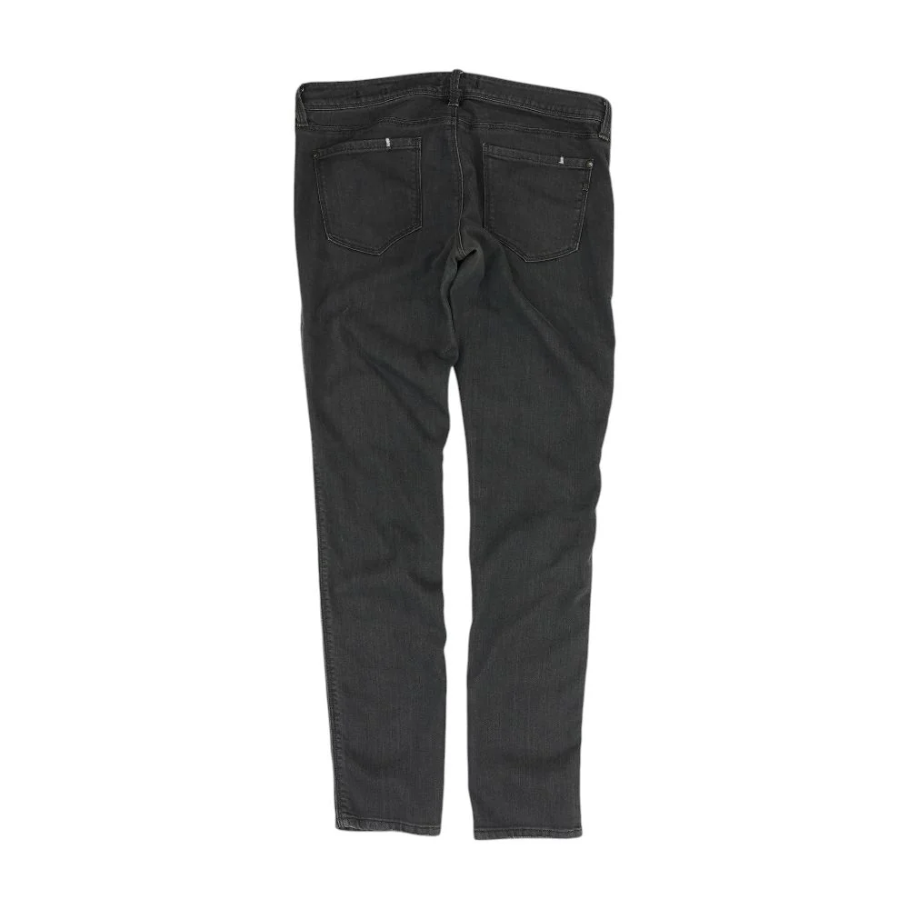 Gray Mid Rise Slim Leg Jeans - Image 2