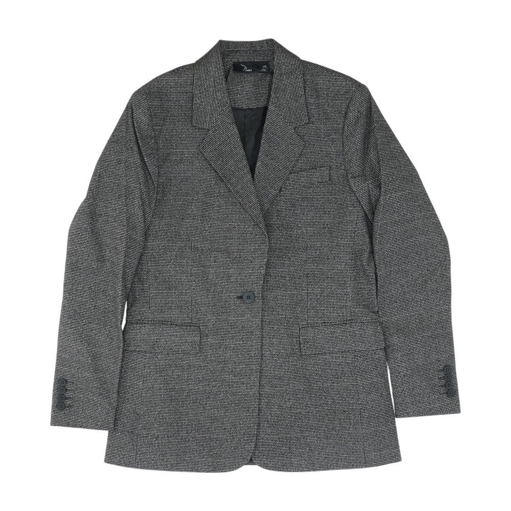 Gray Plaid Blazer - Image 2