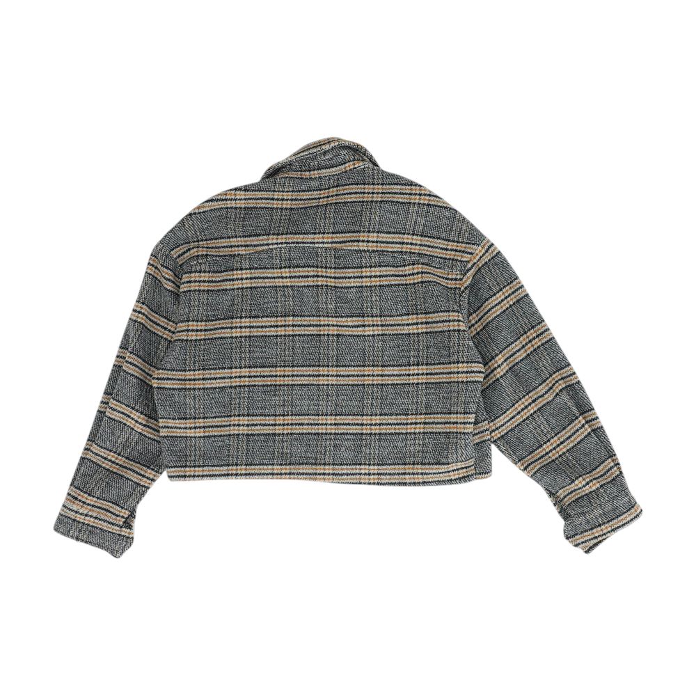 Gray Plaid Lightweight Jacket - Image 2