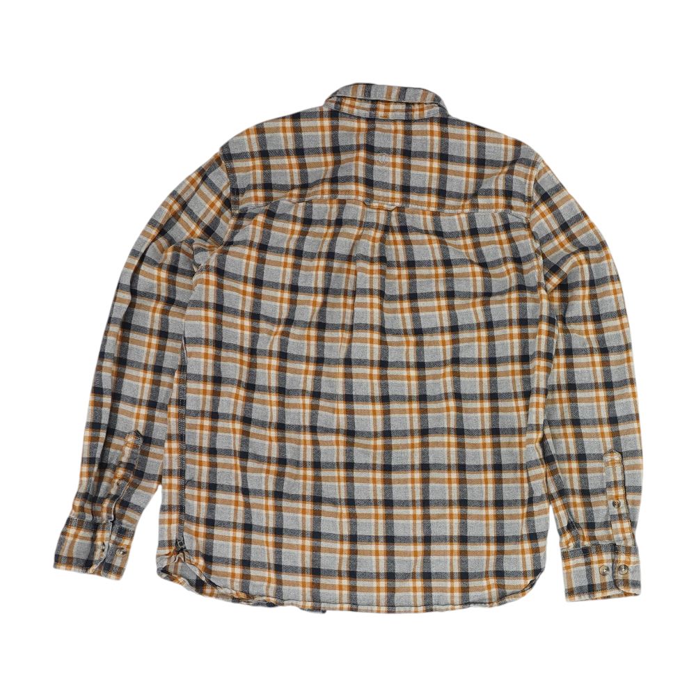 Gray Plaid Long Sleeve Button Down - Image 2