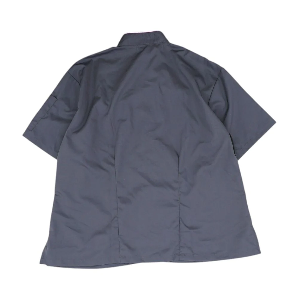 Gray Scrub Top Knit Top - Image 2