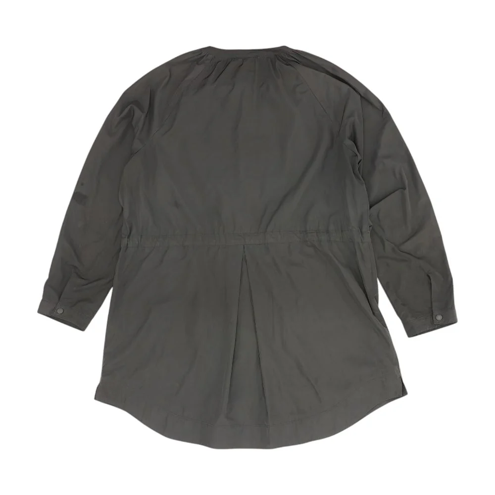 Gray Solid Active Jacket - Image 2